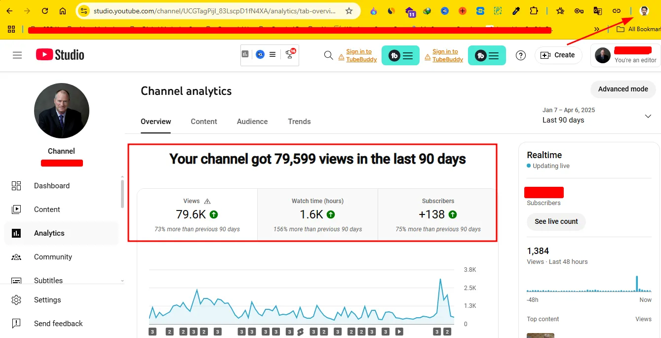 YouTube Channel Growth Built for Reach, Watch Time and Subscribers